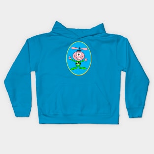 Retro Cartoon Alien - Quisp Kids Hoodie